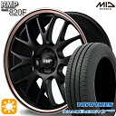 【取付対象】215/45R18 89W トーヨー ナノエナジー3プラス MID RMP 820F セミグロスBK/デュアルP/ピンクゴールドC 18インチ 7.0J 5H114.3 サマータイヤホイールセット