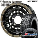 【取付対象】LT215/70R16 100/97R RWL BFグッドリッチ オールテレーン T/A KO2 HotStuff バークレイハードロック ローガン BKリムポリッシュブロンズクリア 16インチ 5.5J 5H139.7 サマータイヤホイールセット