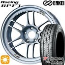 【取付対象】リーフ ノア 205/55R16 91V ヨコハマ ブルーアース AE01F ENKEI エンケイレーシング RPF1 シルバー 16インチ 7.0J 5H114.3 サマータイヤホイールセット