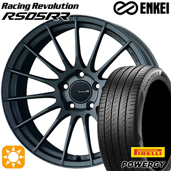【取付対象】BMW F40 F44 225/40R18 92W XL ピレリ パワジー ENKEI レーシングレボリューションRS05RR マットダークガンメタリック 18インチ 8.5J 5H112 サマータイヤホイールセット