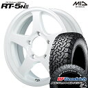 【取付対象】LT225/70R16 102/99R RWL BFグッドリッチ オールテレーン T/A KO2 MID オフパフォーマー RT-5N+2 ナチュラスホワイト II 6インチ 5.5J 5H139.7 サマータイヤホイールセット