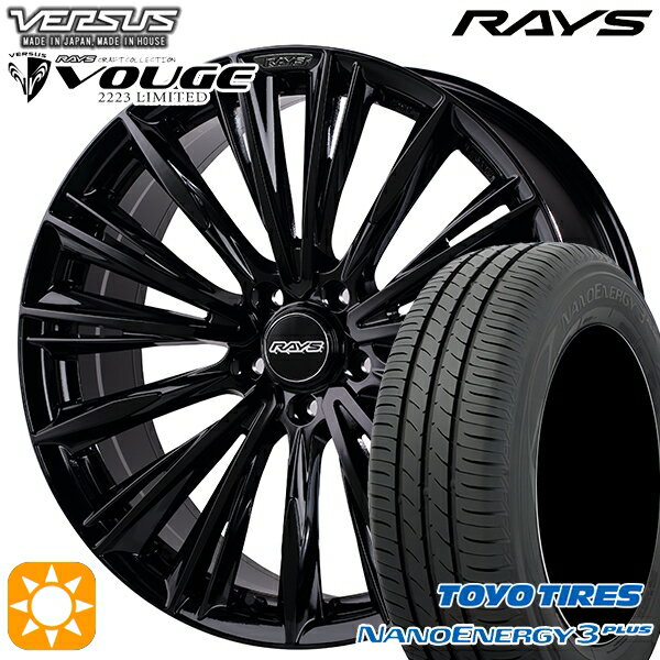 【取付対象】225/50R18 95W トーヨー ナノエナジー3プラス RAYS ベルサス ストラテージア ヴォウジェ GX 18インチ 7.0J 5H114.3 サマータイヤホイールセット