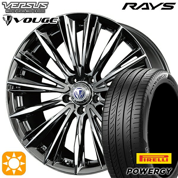 【取付対象】225/40R18 92W XL ピレリ パワジー RAYS ベルサス ストラテージア ヴォウジェ RB 18インチ 7.0J 5H114.3 サマータイヤホイールセット