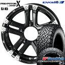 【取付対象】[5本セット]ジムニー LT215/70R16 100/97R RWL BFグッドリッチ オールテレーン T/A KO2 KYOHO PPX SJ-X5 グロスブラック×エンドポリッシュ 16インチ 5.5J 5H139.7 サマータイヤホイールセット