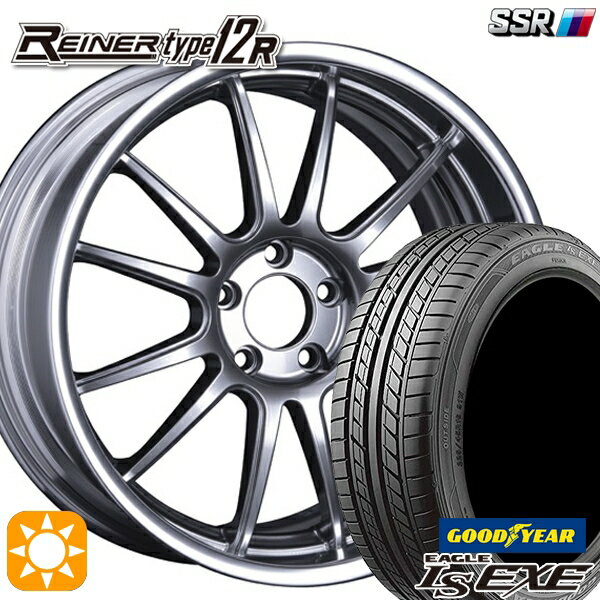 5/18 D会員限定P13倍★ 245/40R19 98W XL グッドイヤー イーグル LSEXE SSR ライナー タイプ 12R チタンシルバー 19インチ 7.5J 5H114.3 サマータイヤホイールセット