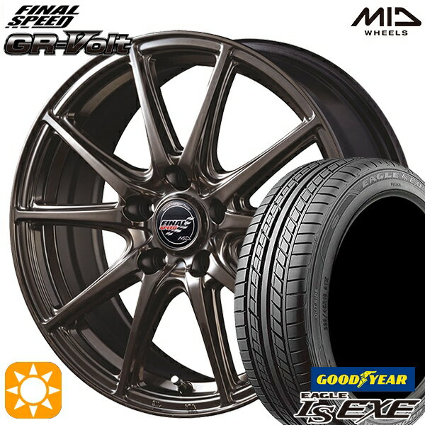 5/18 D会員限定P13倍★ アイシス ノア 215/45R17 91W XL グッドイヤー イーグル LSEXE MID ファイナルスピード GR-ボルト ハイメタブロンズ 17インチ 7.0J 5H114.3 サマータイヤホイールセット