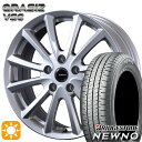 4/24-4/27 P5倍！205/55R16 91V ブリヂストン ニューノ コーセイ クレイシズ VS6 シルバー 16インチ 6.5J 5H114.3 サマータイヤホイールセット