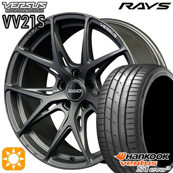 【取付対象】215/35R19 85Y XL ハンコック veNtus S1 evo3 K127 RAYS ベルサス VV21S APJ 19インチ 8.0J 5H114.3 サマータイヤホイールセット