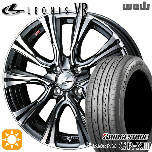 【取付対象】アクア ヤリス 195/50R16 84V ブリヂストン レグノ GR-X3 Weds レオニス VR BMCMC 16インチ 6.0J 4H100 サマータイヤホイールセット