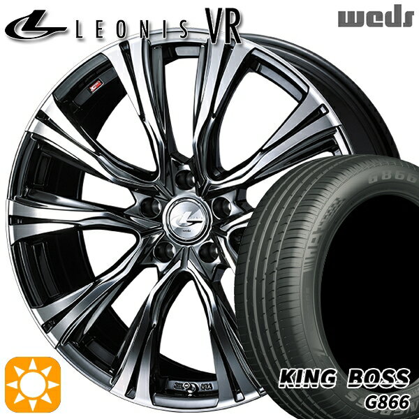 【取付対象】225/45R18 95W XL キングボス G866 Weds レオニス VR BMCMC 18インチ 7.0J 5H114.3 サマータイヤホイールセット