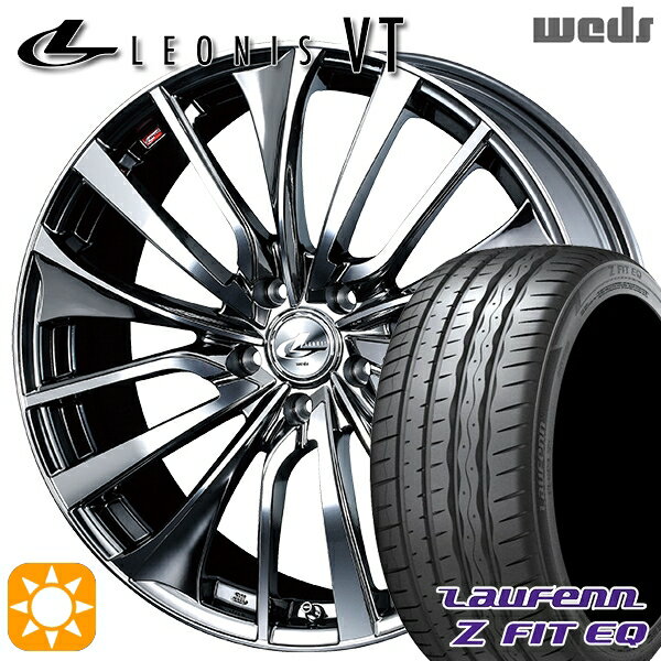 【取付対象】ノア ヴォクシー 215/35R19 85Y XL ラウフェン Z FIT EQ LK03 Weds レオニス VT BMCMC (ブラックメタルコート ミラーカット) 19インチ 7.5J 5H114.3 サマータイヤホイールセット