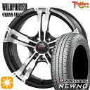 【取付対象】215/65R16 98H ブリヂストン ニューノ トレジャーワン ワイルドポーター クロスファイブ BP 16インチ 7.0J 5H114.3 サマータイヤホイールセット(2)