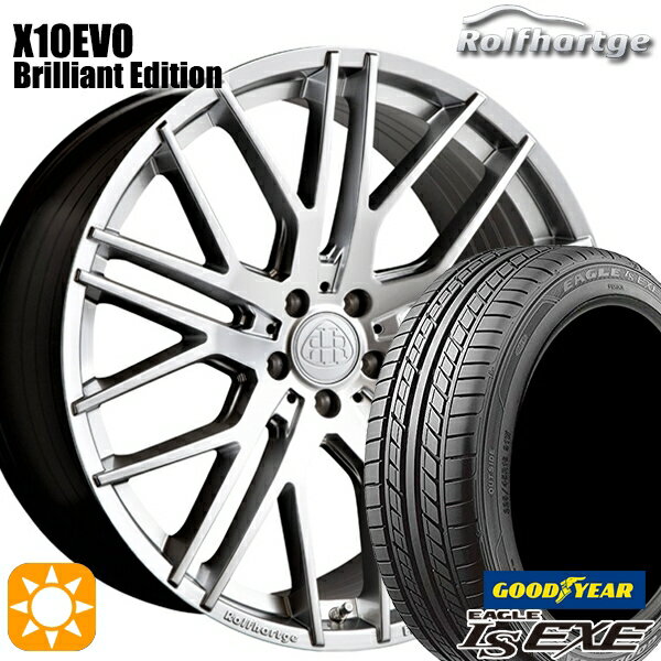 5/18 D会員限定P13倍★ ベンツ GLA 235/50R18 97V グッドイヤー イーグル LSEXE ロルフハルトゲ X10EVO ブリリアントエディション 18インチ 8.5J 5H112 サマータイヤホイールセット