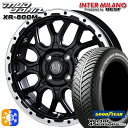 165/60R15 77H グッドイヤー ベクター フォーシーズンズ インターミラノ マッドバーン XR-800M MBK/RP 15インチ 4.5J 4H100 オールシーズンタイヤホイールセット