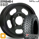 【取付対象】[5本セット]ジムニー 185/85R16 105/103N LT ヨコハマ ジオランダーM/T G003 MLJ エクストリームJ Dスロット サテンブラック 16インチ 5.5J 5H139.7 サマータイヤホイールセット