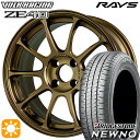 【取付対象】195/45R16 84V ブリヂストン ニューノ RAYS ボルクレーシング ZE40 BR 16インチ 7.0J 4H100 サマータイヤホイールセット(2)