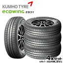 155/65R14 75T クムホ エコウィング ES31 KUMHO ECOWING ES-31 新品 サマータイヤ 4本セット 送料無料/代金引換不可 155/65-14 155-65-14 155/65/14 1556514