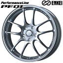 17インチ 7.5J 5H100 +45 ENKEI エンケイ パフォーマンスライン PF01 スパークルシルバー アルミホイール単品 1本 4本以上送料無料(2)
