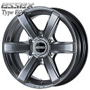 18インチ 7.5J 6H139.7 +38 ESSEX タイプ EC ハイパーグロス アルミホイール単品 4本（1台分）送料無料