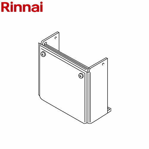 [UOP-H101(K3)SS] 配管カバー リンナイ ガス給湯器部材 品名コード：24-5909 高さ400mm シャイニーシルバー 【送料無料】