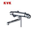 KVK　浴室水栓サーモスタット式シャワー壁付タイプフルメタルシャワーヘッド付 メーカー希望小売価格はメーカーカタログに基づいて掲載していますKF800WTMB