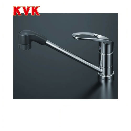 [KM5011TF]KVK キッチン水栓 流し台用シングルレバー式シャワー付混合栓 ワンホールタイプ 【送料無料】 おしゃれ