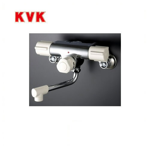KVK　浴室水栓2ハンドル混合栓（壁付きタイプ）定量止水付逆止弁 メーカー希望小売価格はメーカーカタログに基づいて掲載していますKM59