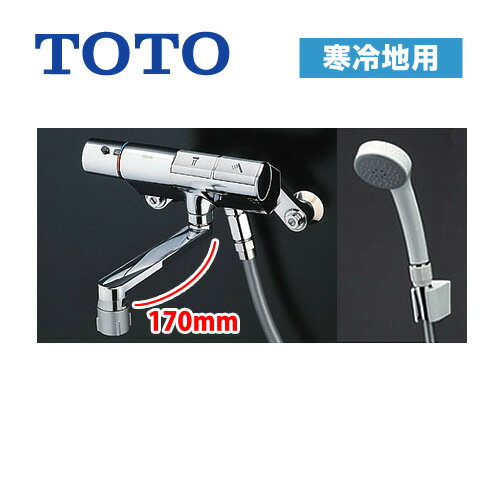 【楽天市場】[TMN40TEZ] TOTO 浴室水栓 サーモスタットシャワー金具（壁付きタイプ） タッチスイッチ水栓 シャワーヘッド：エアイン