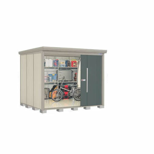 Rakuten - [ND-2522] タクボ 物置 たくぼ Mr.ストックマン ダンディ 背面棚タイプ 屋根タイプ：標準型 耐荷重タイプ：一般型 屋外 収納庫 屋外収納 庭 ものおき 中型 大型 【大型重量品につき特別配送】【代引不可】