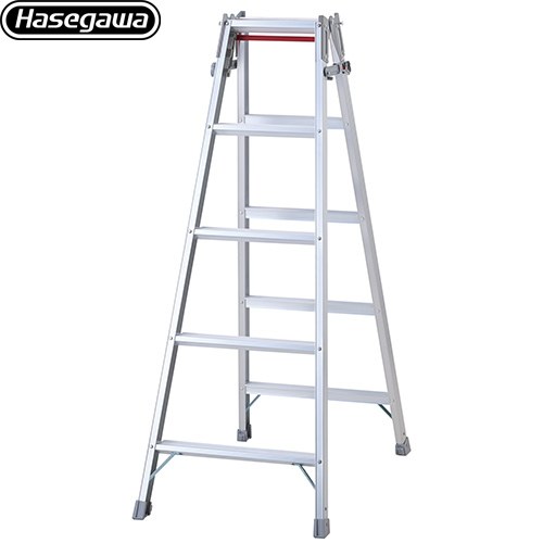 [RD-15c] 長谷川工業 はしご・脚立 はしご兼用脚立 RD 5段 最大使用質量：100kg 天板高さ（m）：1.4、..