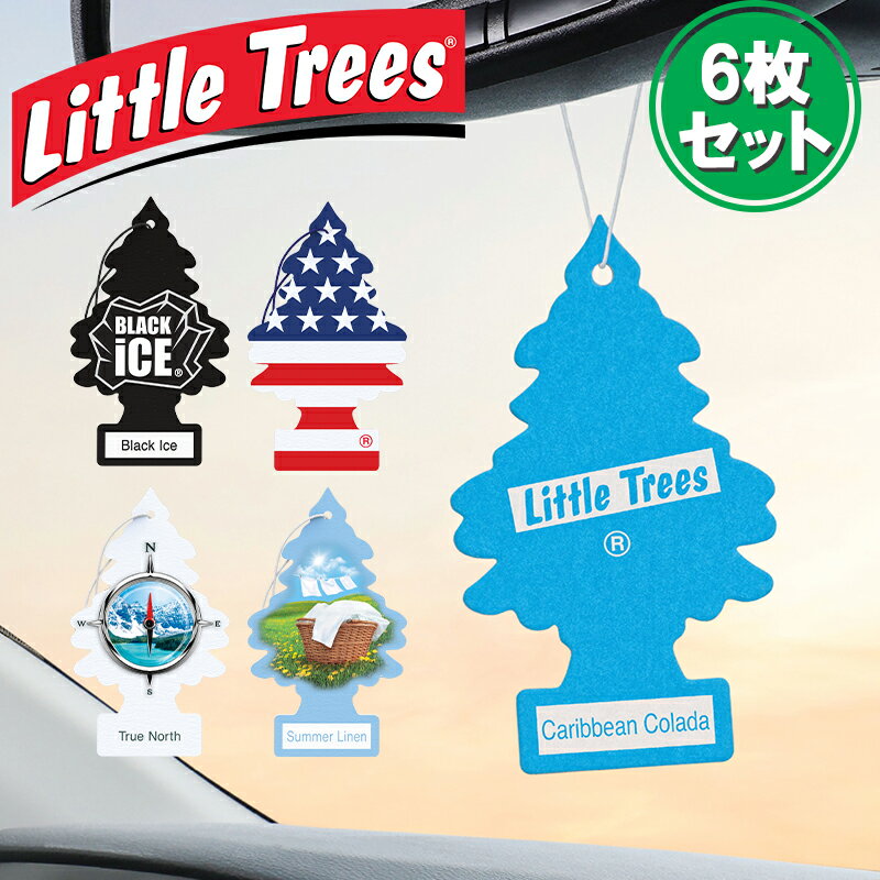 【レビュー投稿で1枚プレゼント★お得な6枚セット】 リトルツリー 芳香剤 車 ブラックアイス XTRA セット アメリカ トゥルーノース サマーリネン 芳香 種類 部屋 ディフューザー トイレ 吊り下げ おしゃれ 清潔感 禁煙 かわいい クローゼット Little Trees