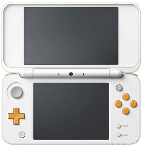 【300円クーポン利用可能＆1000ポイントキャンペーン】 Newニンテンドー2DS LL 【ホワイト×オレンジ】 + ゲームソフト1本 任天堂 ニンテンドウ