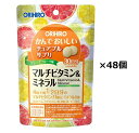 【送料無料】かんでおいしいチュアブルサプリ　マルチビタミン＆ミネラル 120粒×48個セット オリヒロ