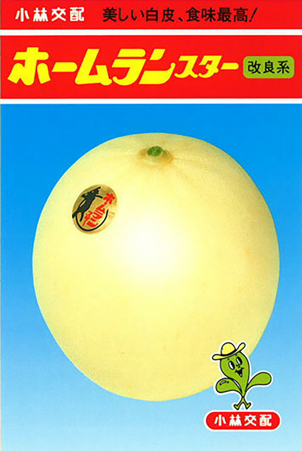 ホームランスター改良系 100粒 めろん メロン 舐瓜【小林種苗 種 たね タネ】【通常5倍 5のつく日はポイント10倍対象外商品ポイント3倍固定商品】