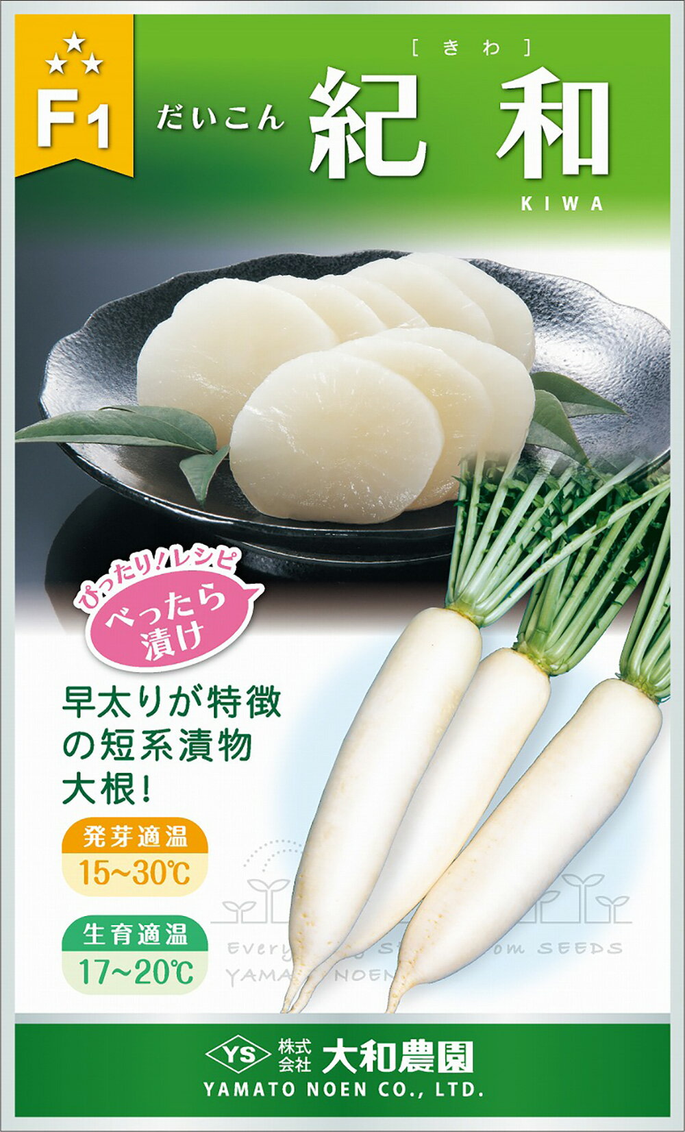 樂天商城 - 紀和 2dl 大根 ダイコン だいこん【大和農園 種 たね タネ】【通常5倍 5のつく日はポイント10倍】