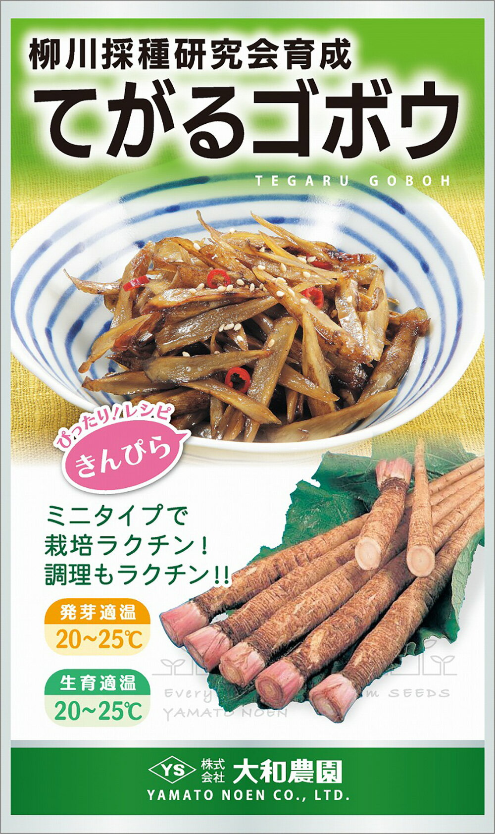 てがる 1dl 牛蒡 ゴボウ ごぼう【大和農園 種 たね タネ】【通常5倍 5のつく日はポイント10倍】