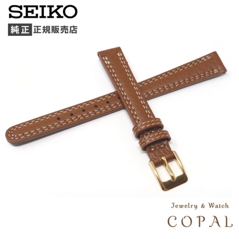 12mm セイコー 純正 ベルト 牛 革 スムース DED9 レディース 時計 交換 バンド SEIKO
