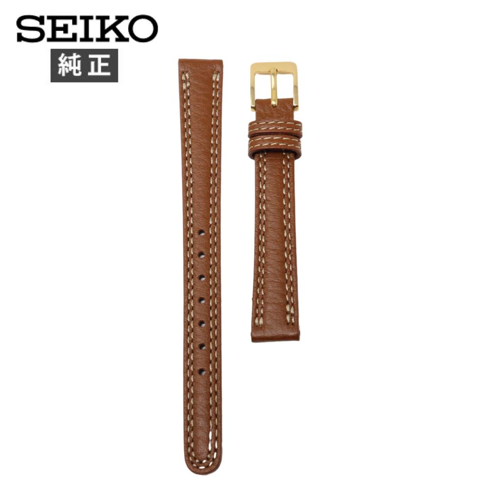 12mm セイコー 純正 ベルト 牛 革 スムース DED9 レディース 時計 交換 バンド SEIKO