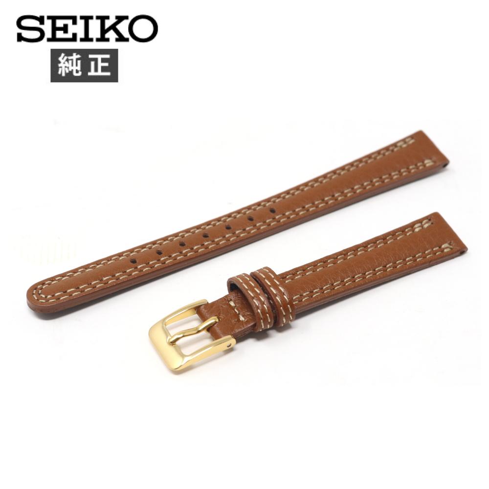 12mm セイコー 純正 ベルト 牛 革 スムース DED9 レディース 時計 交換 バンド SEIKO