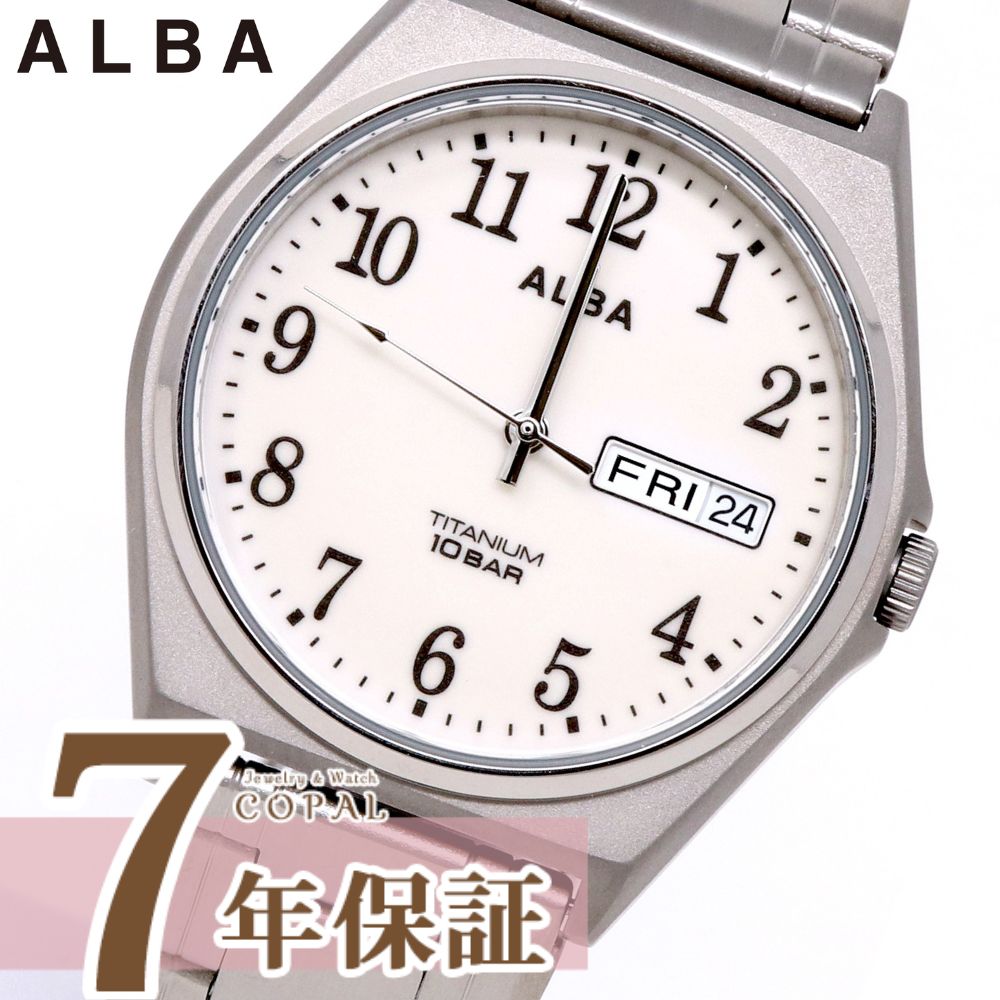 セイコー アルバ 腕時計（メンズ） セイコー アルバ メンズ 腕時計 AEFJ409 ウォッチ クオーツ 純チタン ALBA SEIKO