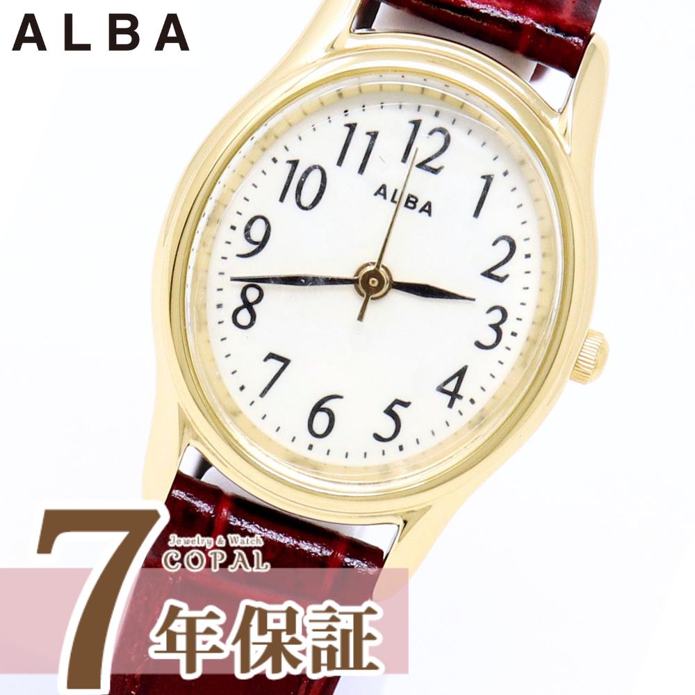 セイコー アルバ 腕時計（レディース） セイコー アルバ レディース 腕時計 AEGK436 皮革 ウォッチ クオーツ ブラウン ゴールド ALBA SEIKO