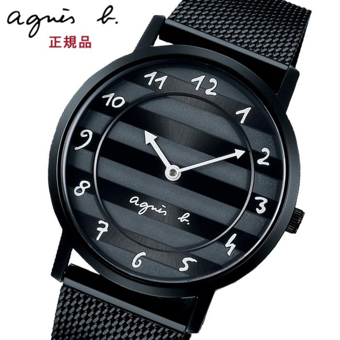 【アニエスベーショッパー付】 アニエスベー 時計 レディース FCSK756 35周年記念 マルチェロ クオーツ ブラック 数量限定 腕時計 agnes b.