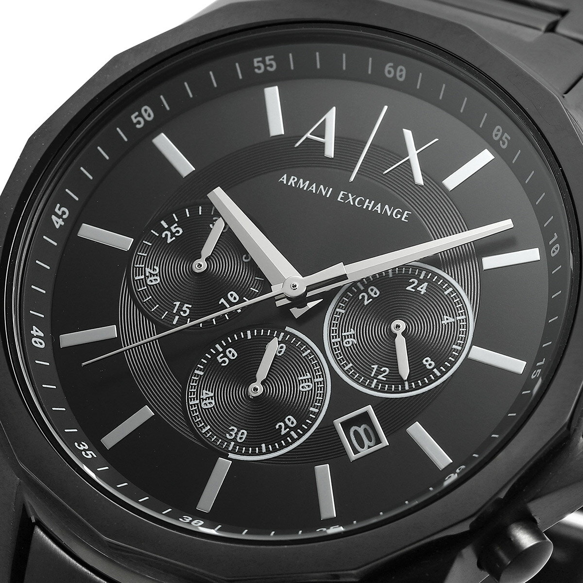 【新品電池で安心出荷】 アルマーニエクスチェンジ バンクス 腕時計 ARMANI EXCHANGE BANKS AX1722 ブラック メンズ ブランド 時計 新品