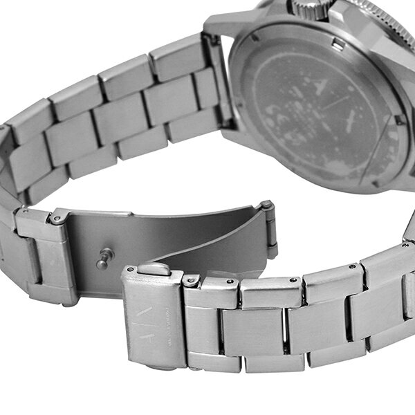 【新品電池で安心出荷】 アルマーニエクスチェンジ レオナルド 腕時計 ARMANI EXCHANGE LEONARDO AX1853 ホワイト メンズ ブランド 時計 新品