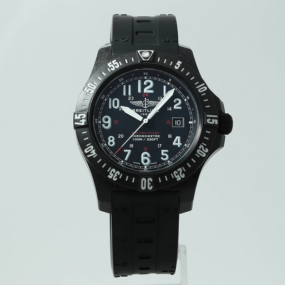 ブライトリング COLT SKYRACER 腕時計 BREITLING X74320E4/BF87 ブラック ブランド 時計