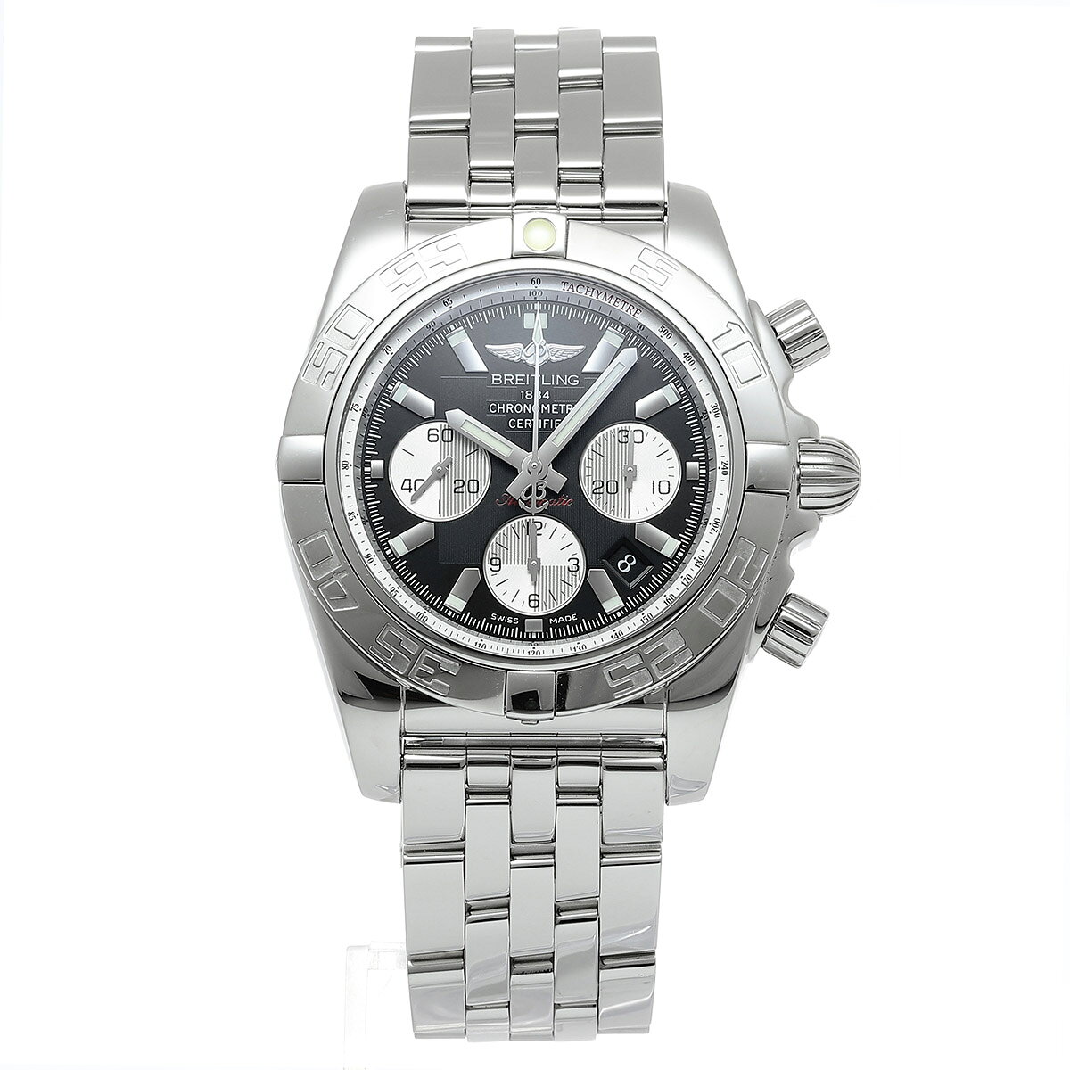 【中古】ブライトリング クロノマット44 腕時計 Breitling AB011012/B967 ブラック ブランド 時計