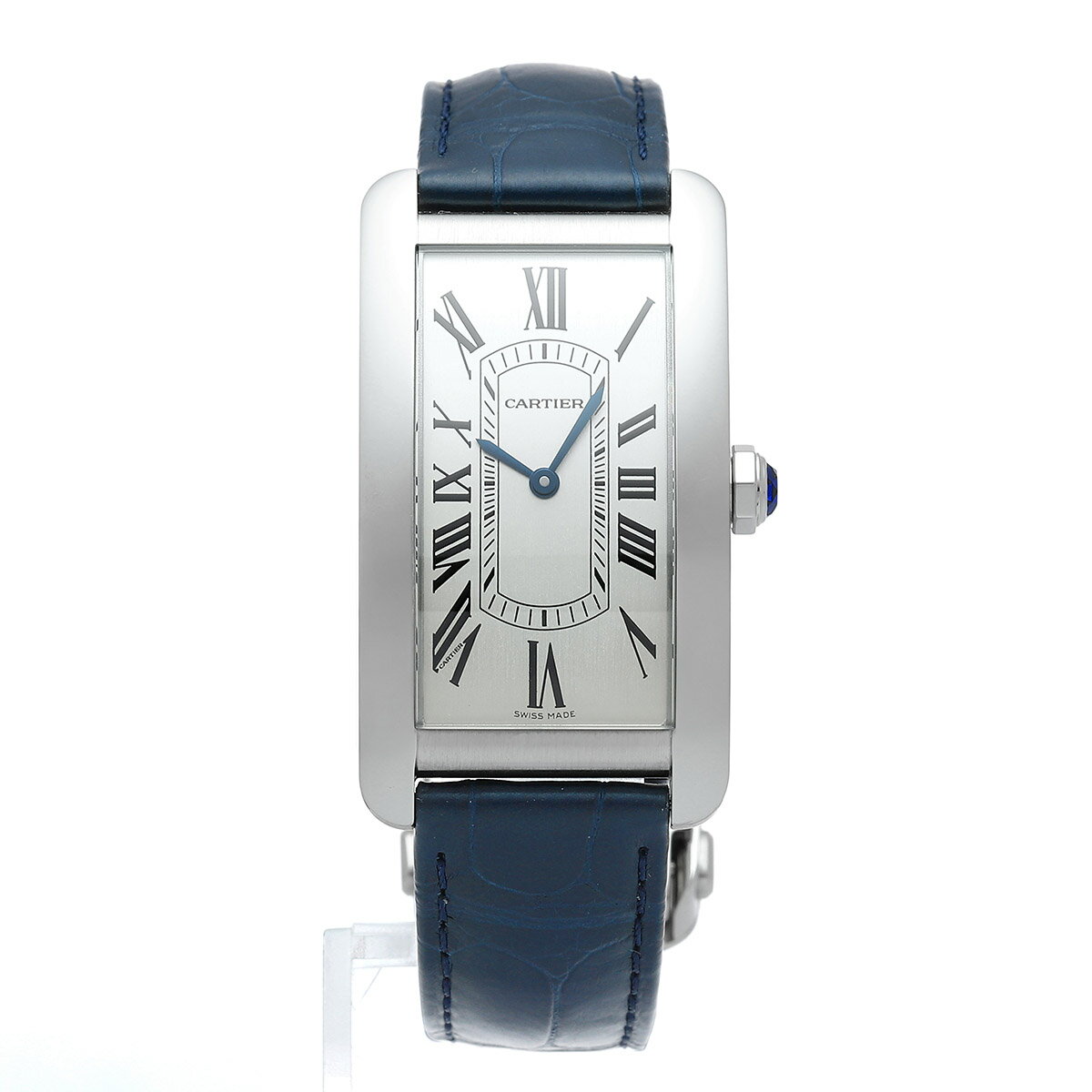 【中古】カルティエ タンク・アメリケーヌ 腕時計 Cartier WSTA0083 シルバー ブランド 時計