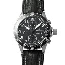 ダマスコ パイロットクロノグラフ 腕時計 DAMASKO PILOT CHRONOGRAPHS DC66 L ブラック メンズ ブランド 時計 新品 正規品