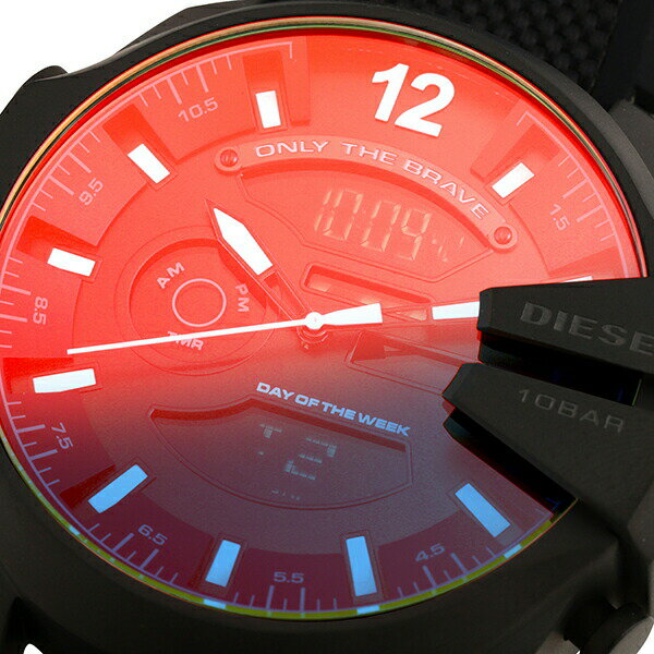 【新品電池で安心出荷】 ディーゼル メガチーフ 腕時計 DIESEL MEGA CHIEF DZ4548 ブラック メンズ ブランド 時計 新品