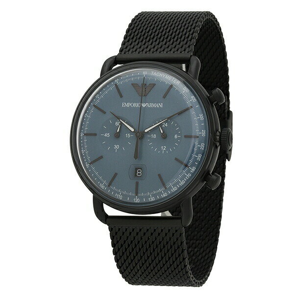エンポリオアルマーニ アビエーター 腕時計 EMPORIO ARMANI AR11201 ブルー ブランド 時計 新品電池で安心出荷